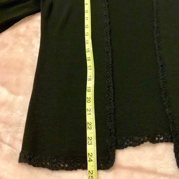 Talbots black knit dress with sweater size Petite - Picture 8 of 8